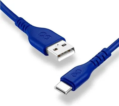 Zdjęcie produktu dla Kabel USB-A do USB-C Basic 1,2 m granatowy
