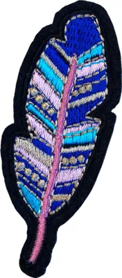 Produktbild von Feder-Emblem-Aufnäher zum Aufbügeln