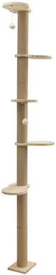 Produktbild von Kerbl Timber, Katzenkratzbaum, Freistehend, Braun, Holz, Sisal, 190 mm