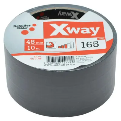 Obrázek produktu pro Páska X-WAY černá 10mx50mm 10m