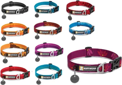 Produktbild von Ruffwear Hoopie CollarTM Halsband, Größe:L, Farbe:Orange Sunset