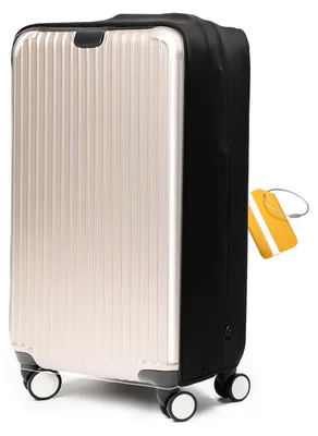 Image de Housses de protection pour valises, noires, 66 cm. Housse de protection pour valise de taille L
