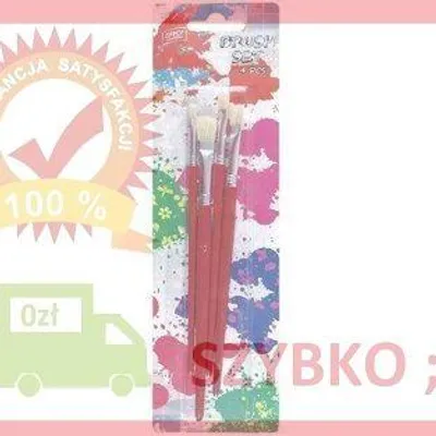 Zdjęcie produktu dla Pędzelki 4-2 płaskie 4 sztuki EASY