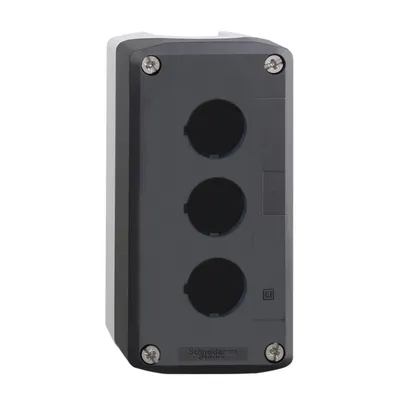 Produktbild von Schneider Electric XALD03 Wandplatte/Schalterabdeckung Grau