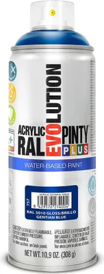 Zdjęcie produktu dla Farba w sprayu PINTYPLUS EVO na bazie wody 400ml RAL5010