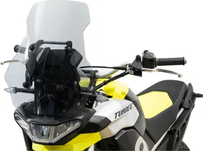 Immagine prodotto di Cupolino Touring medio ISOTTA Fumè chiaro 500x415mm per APRILIA tuareg