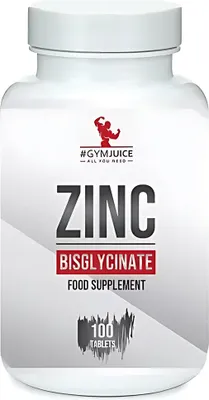 Produktbild von #GYMJUICE ZINC Bisglycinate - 100 Tab
