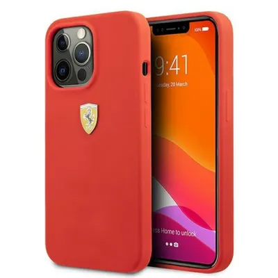 Image de Ferrari Fessihcp13Lre Iphone 13 Pro / 136,1 Czerwony/Red Hardcase Silicone