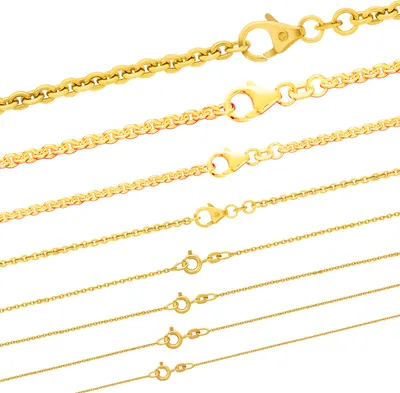 Produktbild von Goldkette Ankerkette Länge 60cm - Breite 4,6mm - 750-18 Karat Gold
