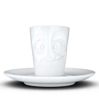 Immagine prodotto di Fiftyeight Products Tazza per espresso con manico - bianco delizioso