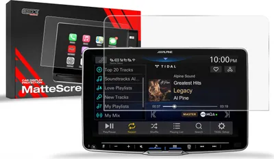 Produktbild von Matte Autodisplayfolie für Alpine Halo9 iLX-F905D, Grizz Protector
