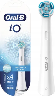 Produktbild von Oral-B | Aufsteckbürste Oral-B IO Ultimate Clean - 1 Stück - Originalqualität - Effektive Plaqueentfernung