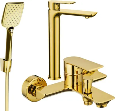Immagine prodotto di Mexen Alfa R62 set da bagno, dorato - 745713R62-50