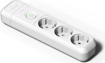 Produktbild von Famatel 2523 4 Steckdosen Mit Schalter Mehrfachsteckdose One Size / EU Plug 220V One Size