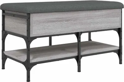 Imagen del producto de vidaXL Estantería para zapatos, gris Sonoma, 82x42x45 cm, material de madera