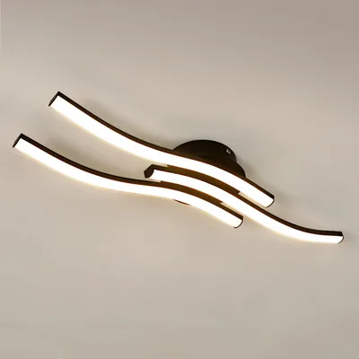 Immagine prodotto di Comley, plafoniera LED moderna, 20W, 2050LM, lampada da soffitto LED a 3 luci