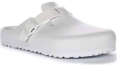 Produktbild von Birkenstock Boston EVA Uni Gummiclogs in Weiß – 10.5 UK - 45 EU - 12/12.5M US / White