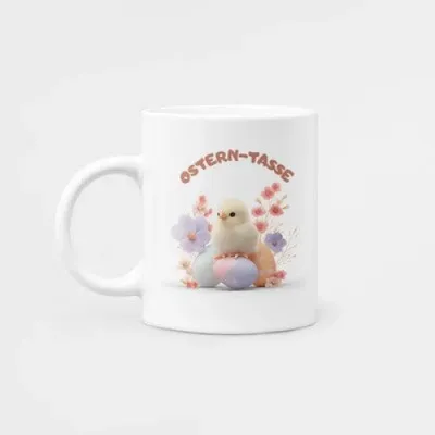 Produktbild von Anti Stress Ostern Kücken Kaffeetasse Teetasse Tasse Geschenkidee