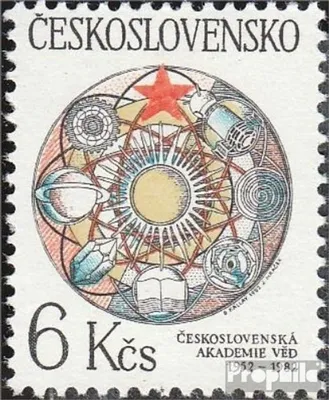 Produktbild von Briefmarken Tschechoslowakei 1982 Mi 2684 (kompl.Ausg.) postfrisch Wissenschaften