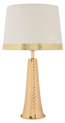 Immagine prodotto di Lampada da tavolo Tower Gold White Ø 30x54 cm E27