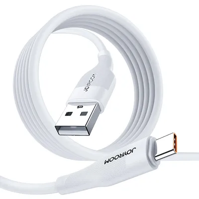 Produktbild von Joyroom USB-Kabel - USB Typ C für schnelles Laden / Datenübertragung 6A 1m weiß (S-1060M12)