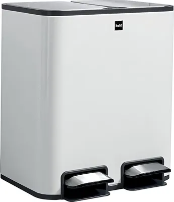 Produktbild von Tret-Abfallbehälter the classy, 2 x 12 Liter, weiß