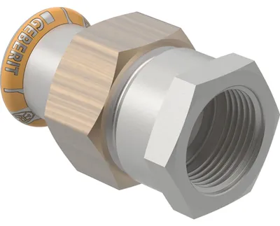 Produktbild von Geberit GE Mapress Therm Übergangsverschraubung, d54mm, Rp2, NPW, 1 Stk.