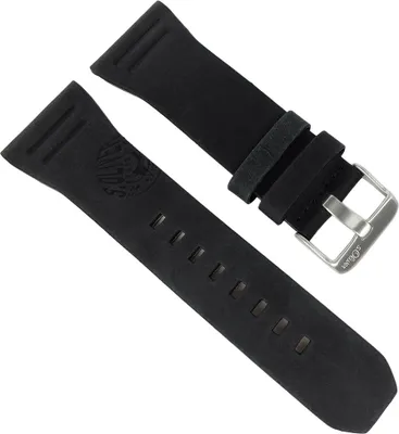 Produktbild von s.Oliver > Uhrenarmband 14mm Leder schwarz <  SO-2033-LQ