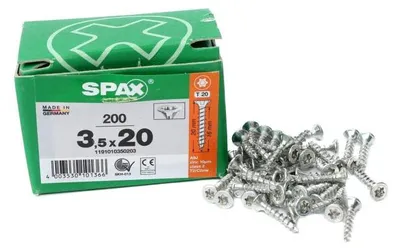 Immagine prodotto di Vite R 88091 Testa svasata/T-STAR 3,5 x 20/15-T20 Acciaio WIROX