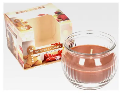 Produktbild von Duftkerze im Glas mit einer Brenndauer von bis zu 28 Stunden - Aromatherapie und Dekoration mit angenehmem Duft