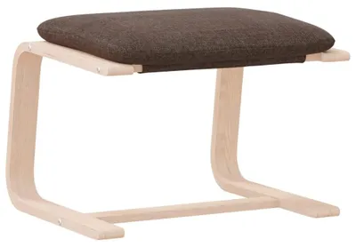 Productafbeelding van vidaXL Voetenbank, donkerbruin, 51x41x40 cm, stof