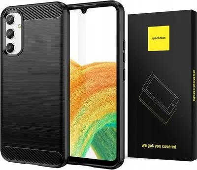 Zdjęcie produktu dla Etui ochronne SPACECASE Carbon do Galaxy A34 5G black
