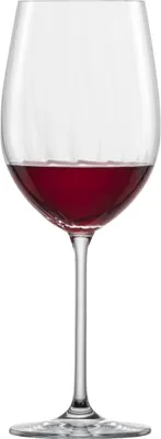 Produktbild von Zwiesel Glas Prizma Bordeauxgläser 561 ml 2er Set – Tritan® Kristallglas Rotweingläser – bruchfest, spülmaschinengeeignet, edle Rillenstruktur für Bor