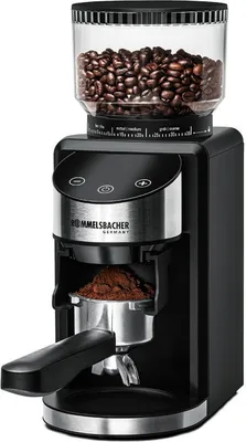 Immagine prodotto di Macinacaffè Rommelsbacher, sistema di macinatura, grado di macinatura regolabile, contenitore per caffè in grani, 220g, contenitore (EKM400)