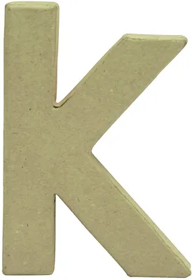 Produktbild von décopatch 3D-Buchstabe "k" Pappmaché 85 x 120 mm