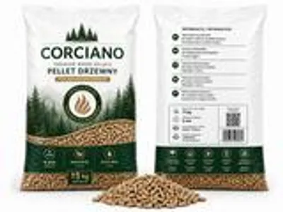 Zdjęcie produktu dla Pellet drzewny Corciano Opał zimowy Paleta 750kg Z drzew Iglastych
