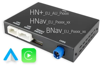 Obrázok produktu pre Bezdrôtové CarPlay a Android Auto pre Audi A6 C7, A7 4G, MMI3G Basic, High, 3G+ (modelové roky 2012–2015) – dodatočná inštalácia navigácie a multimediálneho systému, Plug and Play
