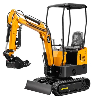 Zdjęcie produktu dla Miniładowarka - Ładowarka gąsienicowa - Silnik diesla - 1 tona - 7 kW - Wielofunkcyjna -