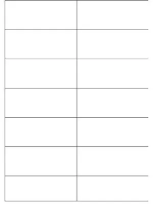 Produktbild von easy Premium Label Etiketten 105,0 x 42,3 mm 100 Blatt in weiß