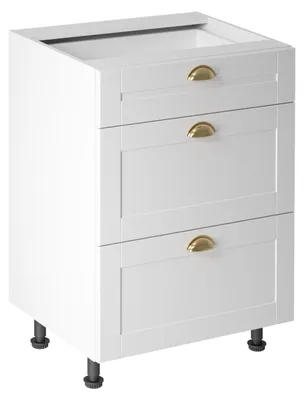 Image de Meuble bas LUMEA - largeur 60 cm, blanc