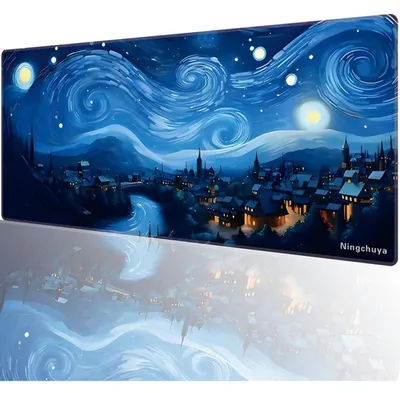 Obrázek produktu pro Herní podložka pod myš, rozměry 700x300 mm, s prošívanými okraji a protiskluzovou gumovou základnou