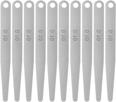 Obrázek produktu pro Měřidlo tenkých a silných materiálů 0,1 mm pro ocel, metrické, přesné měření