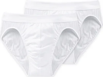 Produktbild von Schiesser Herren 2er Pack Rio-Slip Authentic Uni, M-XXL - Schwarz oder Weiß / Farbe: Weiß | Größe: 6 (Gr. Large)