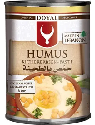 Image de Houmous de pois chiches au sésame, 400 g - Doyal