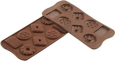 Immagine prodotto di Stampo in silicone per cioccolato - biscotti