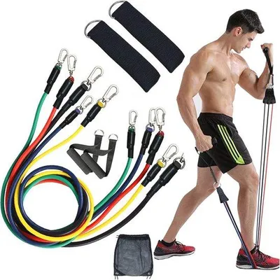 Produktbild von Widerstandsbänder Set - 11-teilig, bis 45 kg