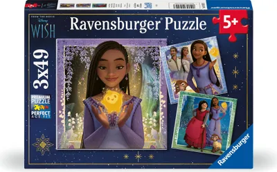 Produktbild von Ravensburger Kinderpuzzle 05702 - Disney Wish - 3x49 Teile Disney Wish Puzzle für Kinder ab 5 Jahren