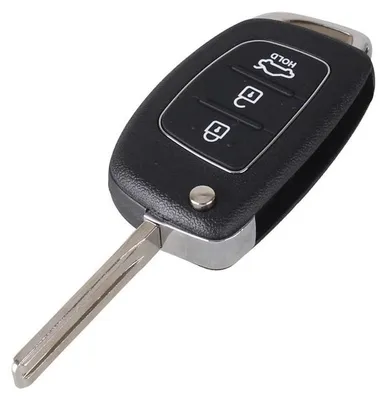 Produktbild von Techstar®-Autoschlüsselgehäuse, kompatibel mit Hyundai, Santa Fe, IX25, IX35, IX45, 3 Tasten, TOY40