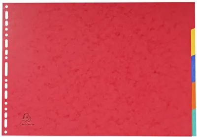 Obrázek produktu pro EXACOMPTA 2905E EXACOMPTA Karton-Register, blanko, DIN A3 quer, 5-teilig