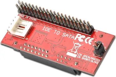 Produktbild von Digitus IDE zu SATA Adapter, IDE, SATA, Rot, 1,5 Gbit/s